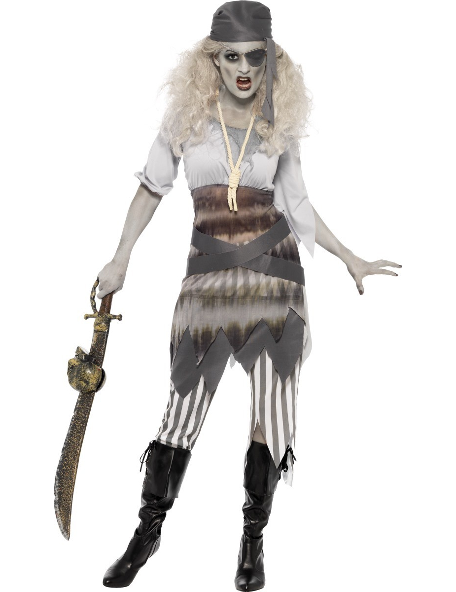 Déguisement fantôme pirate femme Halloween