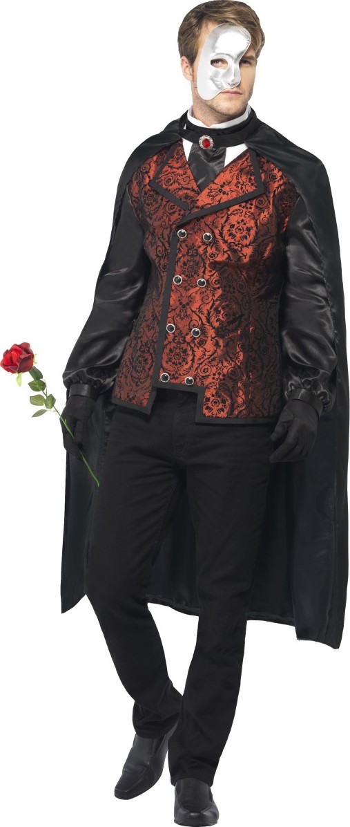 Déguisement comte rouge homme Halloween