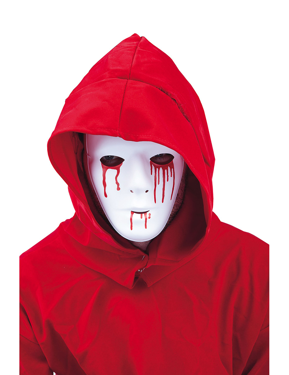 Masque larmes ensanglantées homme