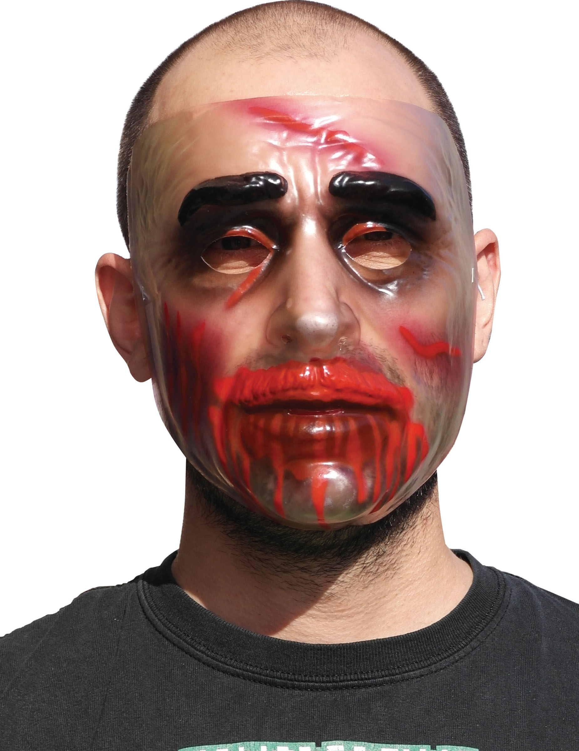 Masque transparent Halloween homme