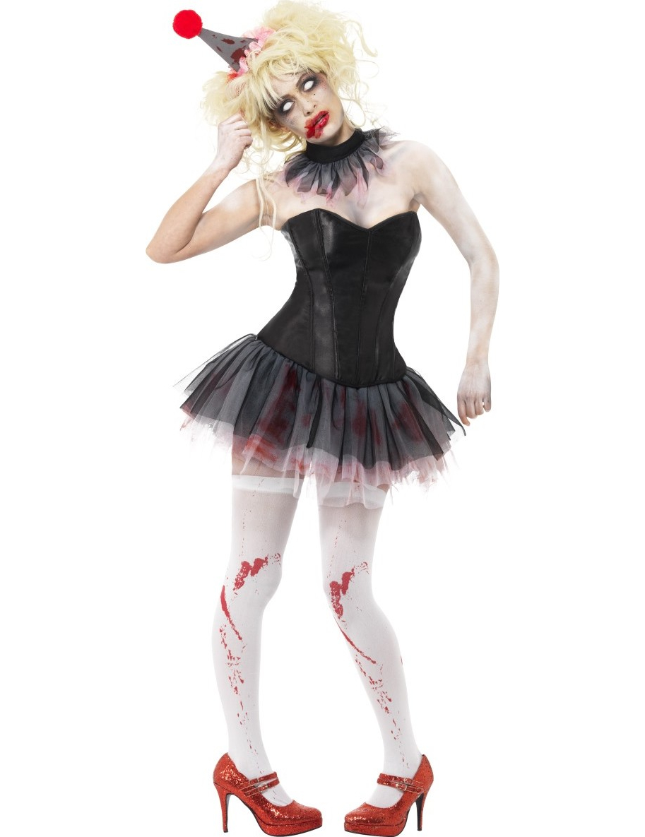 Kit zombie clown femme Halloween