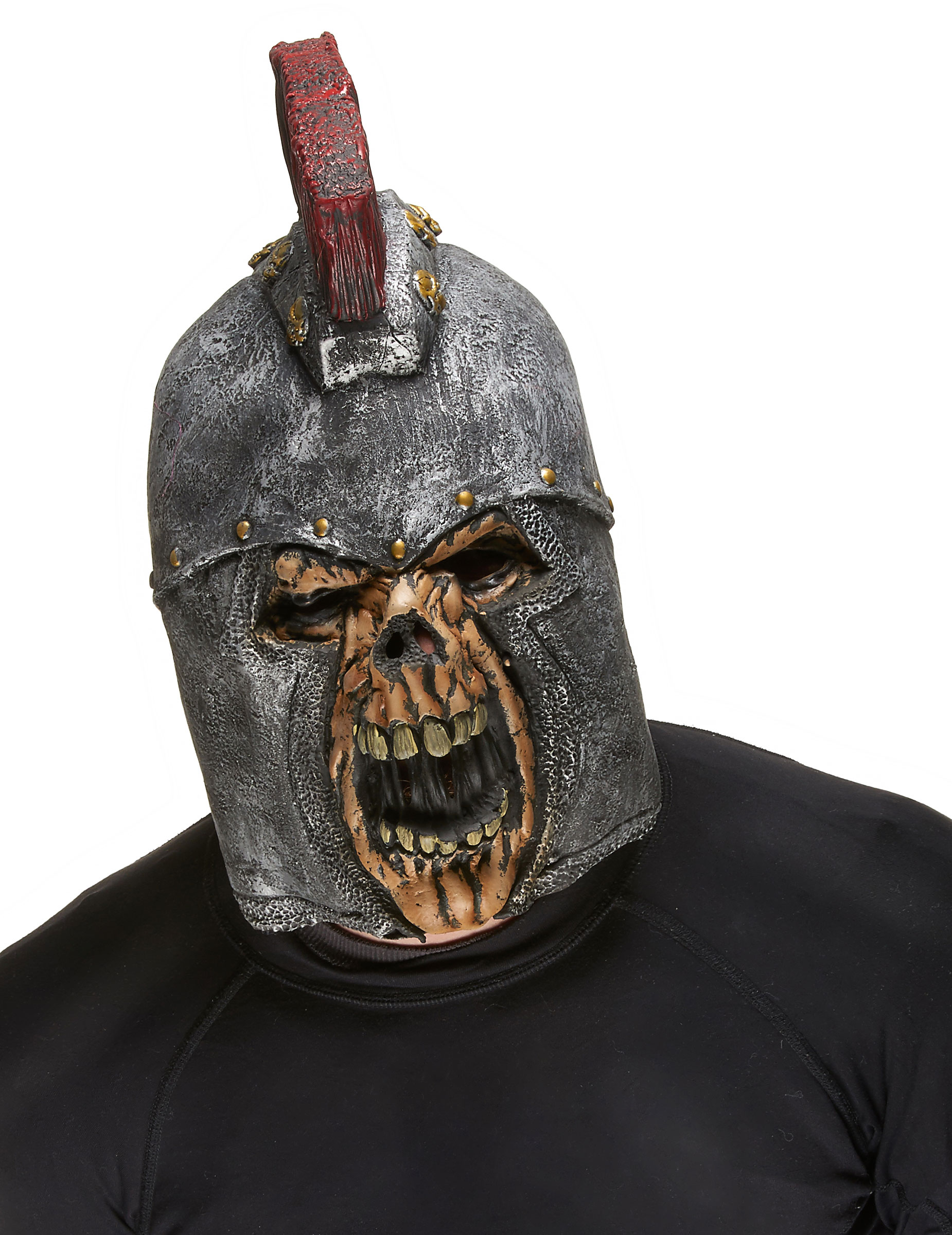 Masque intégral squelette combattant romain adulte Halloween