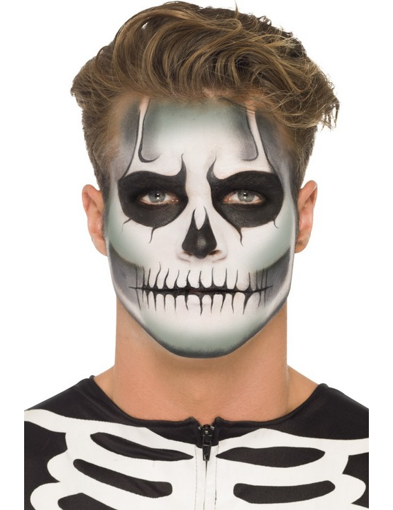 Kit maquillage squelette phosphorescent adulte Halloween
