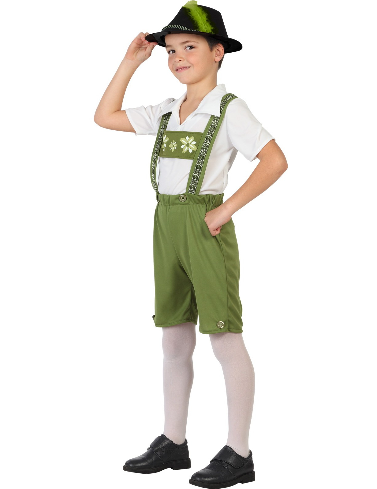 Déguisement bavarois vert garçon