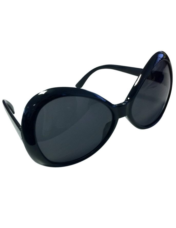 Lunettes noires disco adulte