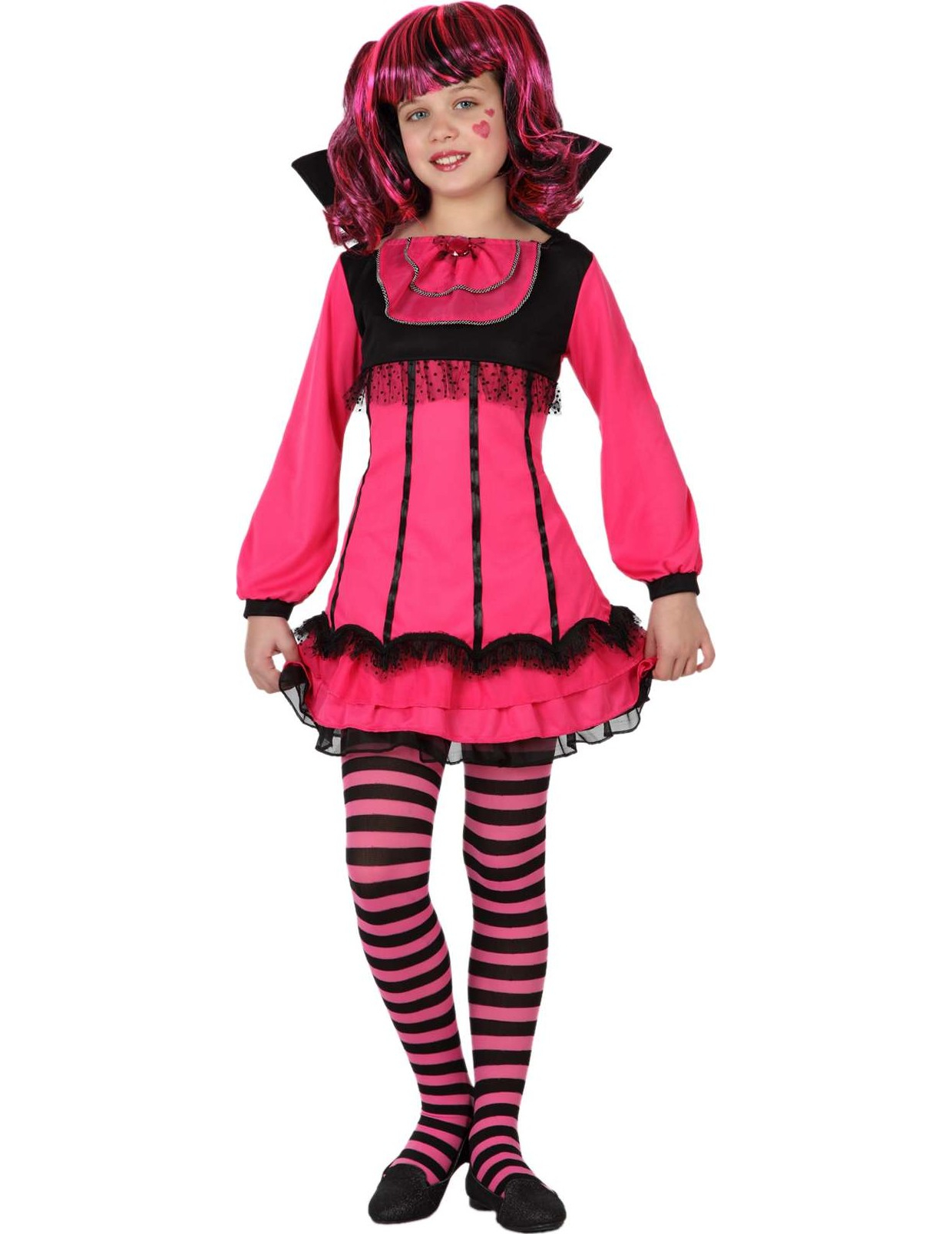 Déguisement vampire rose fille