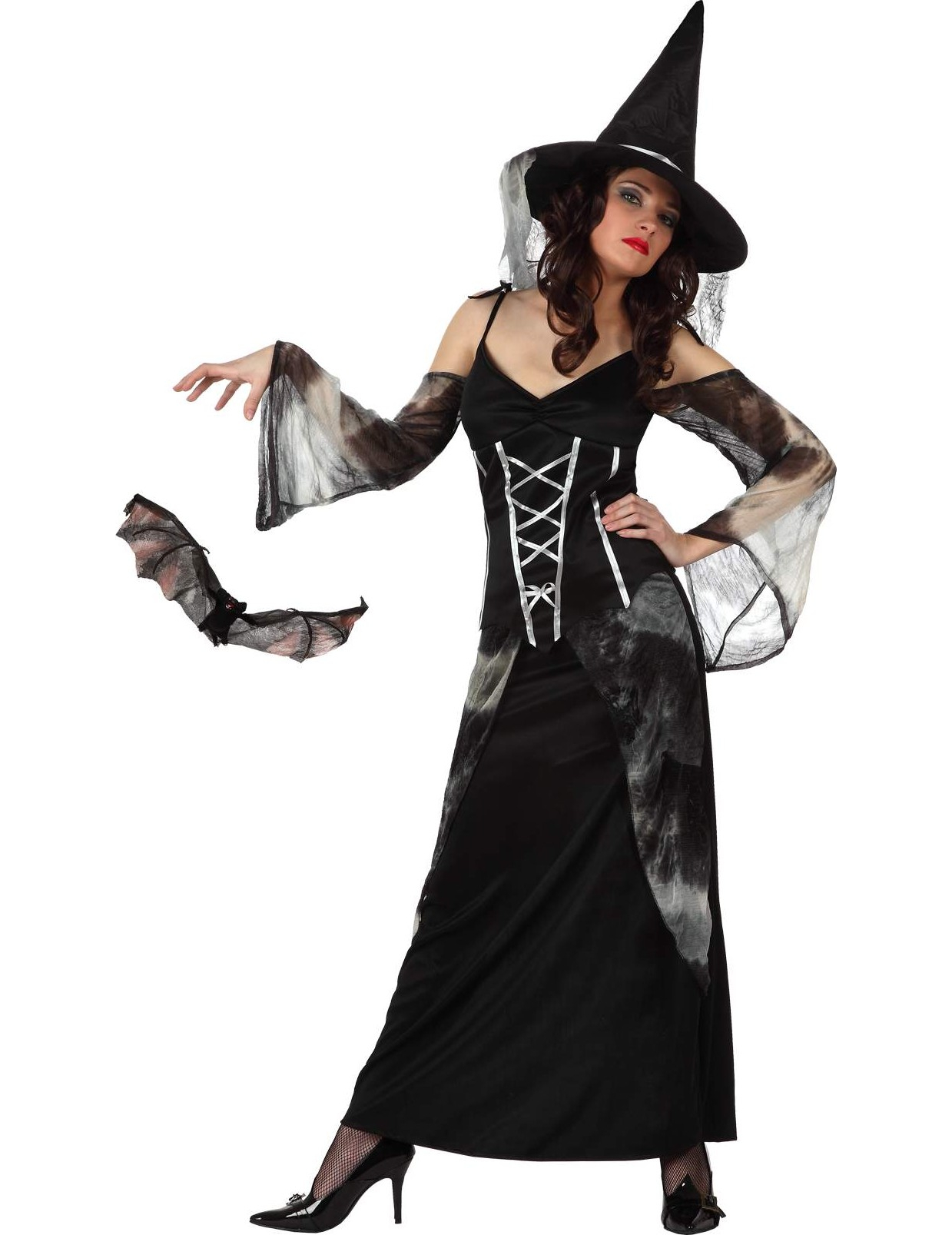 Déguisement sorcière chauve-souris femme Halloween