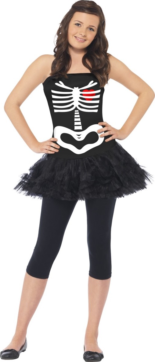 Déguisement squelette adolescente Halloween
