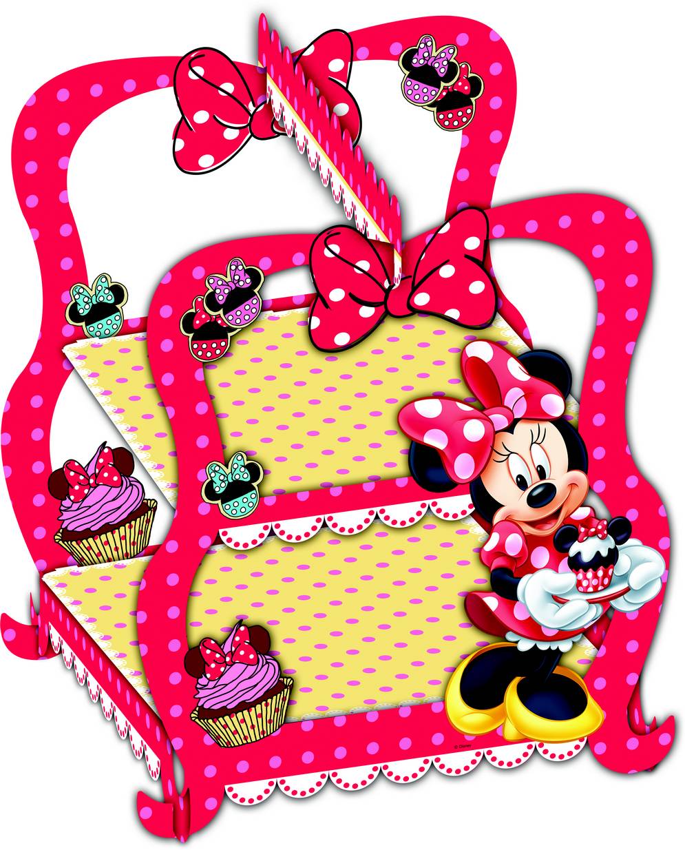 Présentoir à cupcakes Minnie café