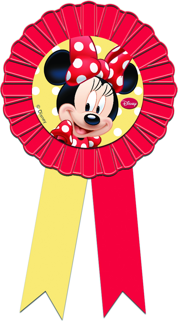 Médaille ruban Minnie café