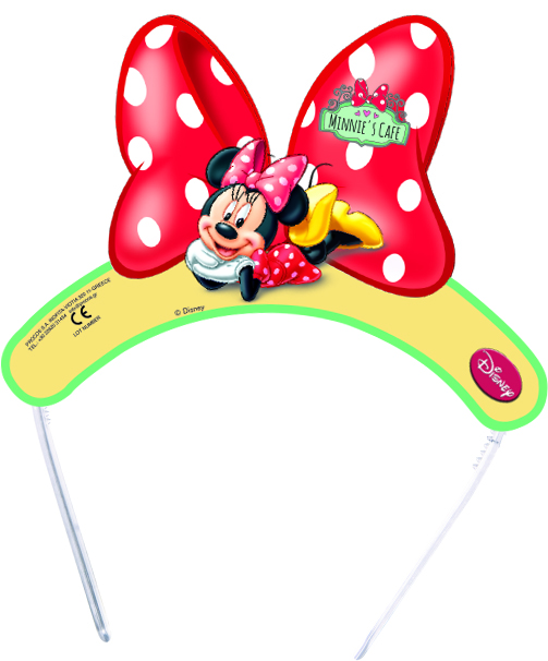 6 Diadèmes Minnie café