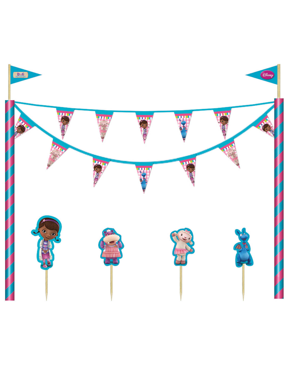 Décorations pour gateaux Docteur la Peluche