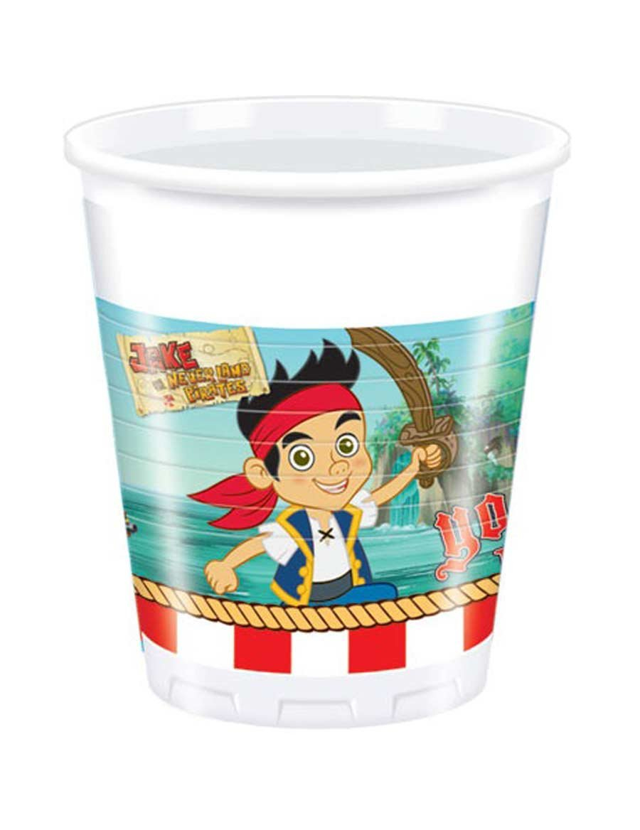 8 Gobelets Jake et les pirates