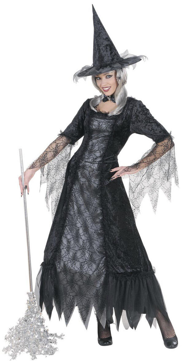 Déguisement sorcière toile d'araignée femme Halloween