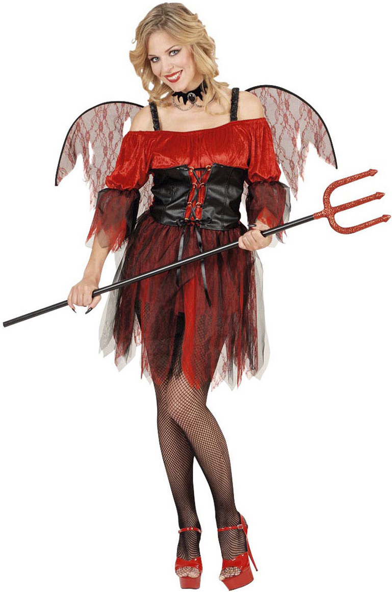 Déguisement diable baroque femme Halloween