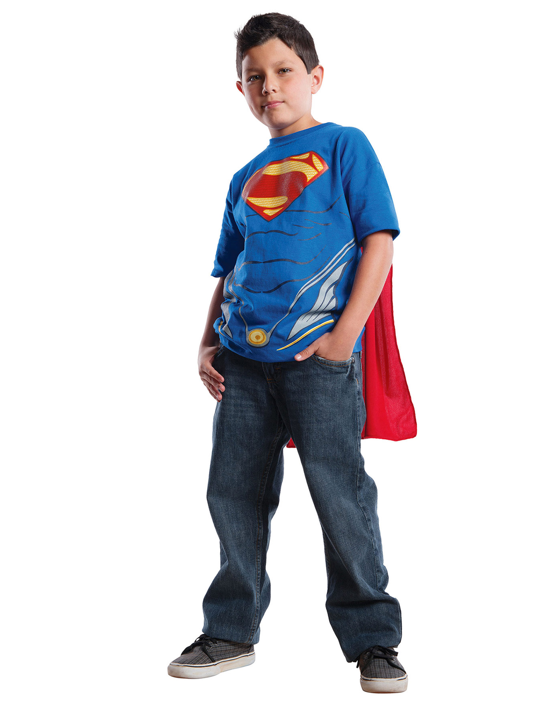 T-shirt avec cape Superman Man of Steel enfant