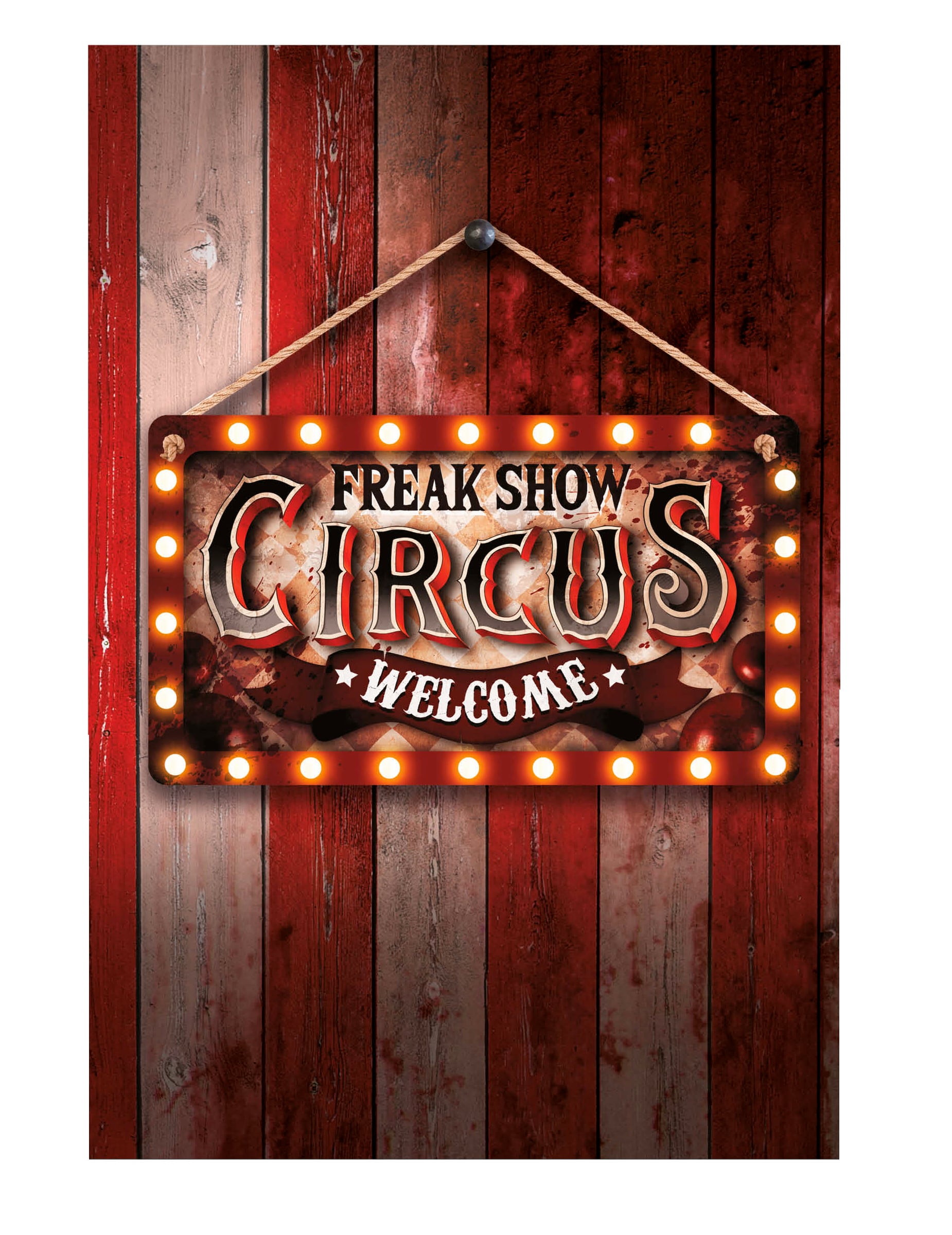 Décoration panneau Circus 35x20cm