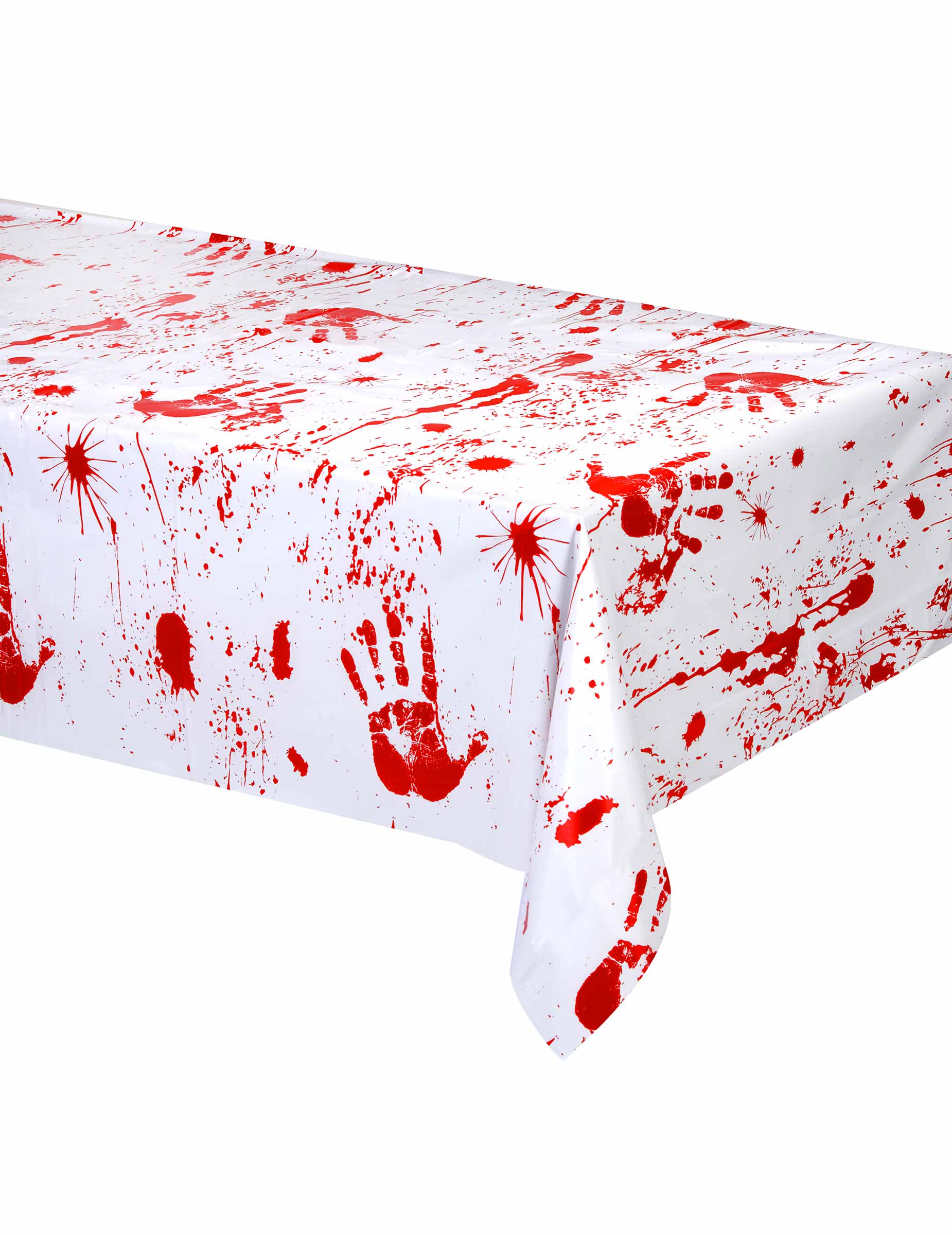 Nappe en plastique mains sanglantes 137 x 274 cm