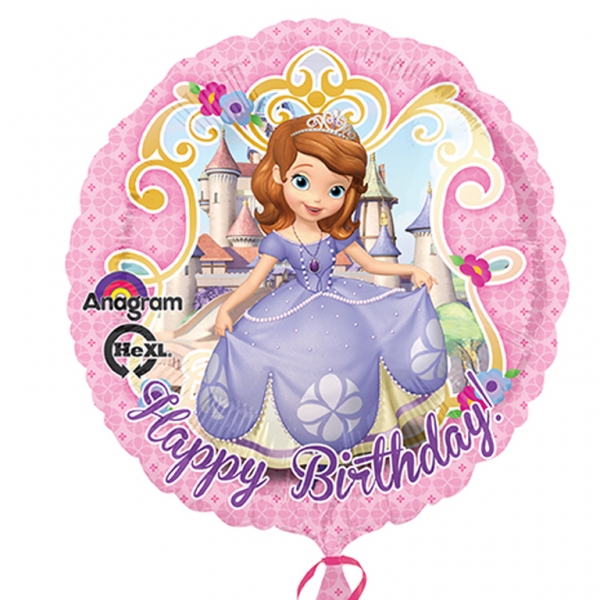 Ballon aluminium Princesse Sofia