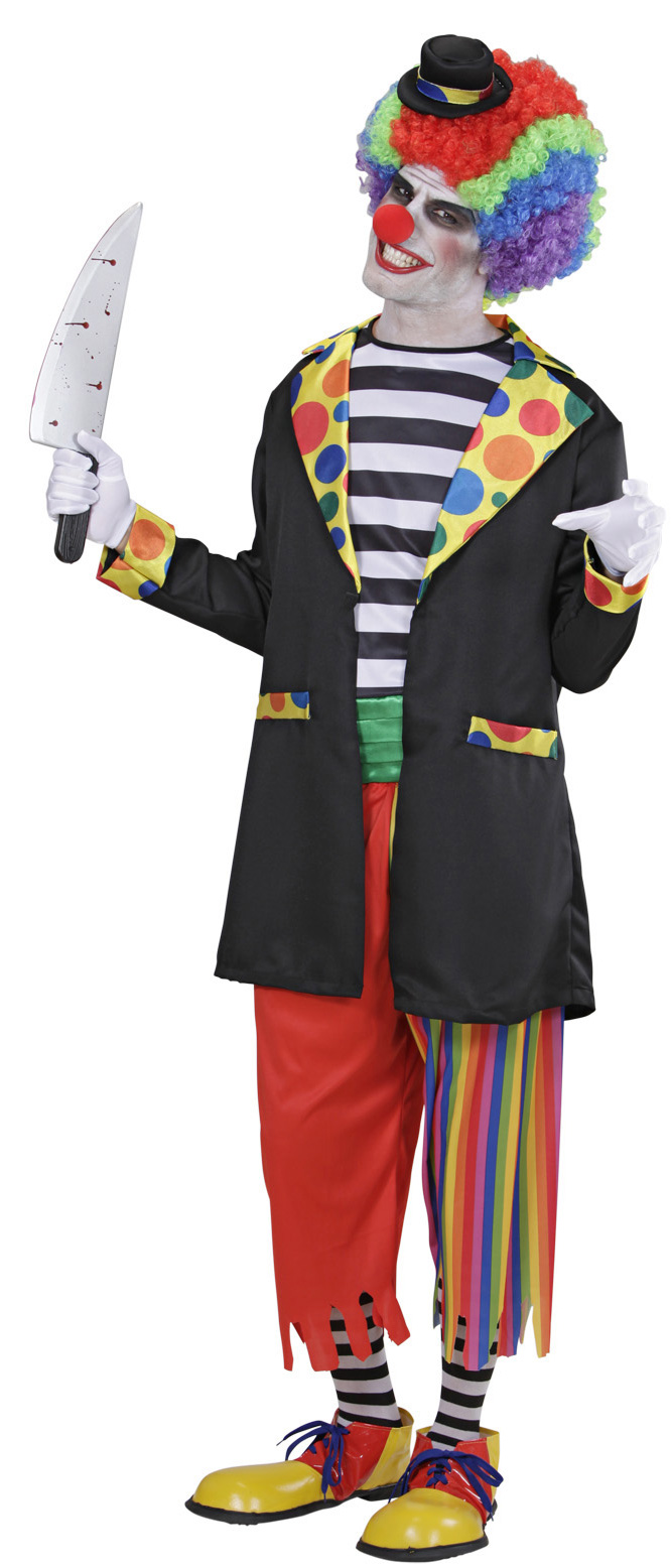 Déguisement vilain clown homme Halloween
