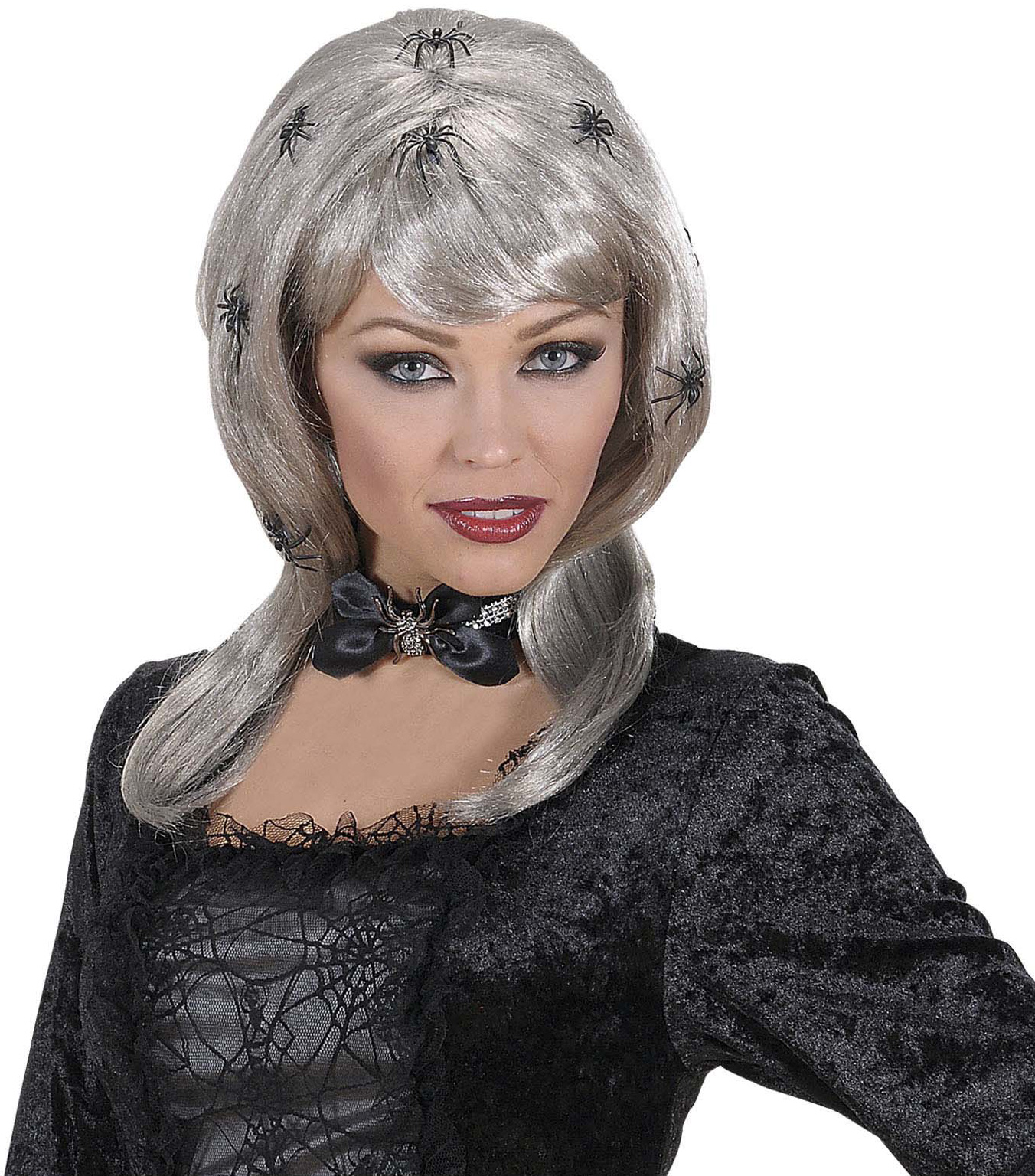 Perruque femme araignées adulte Halloween