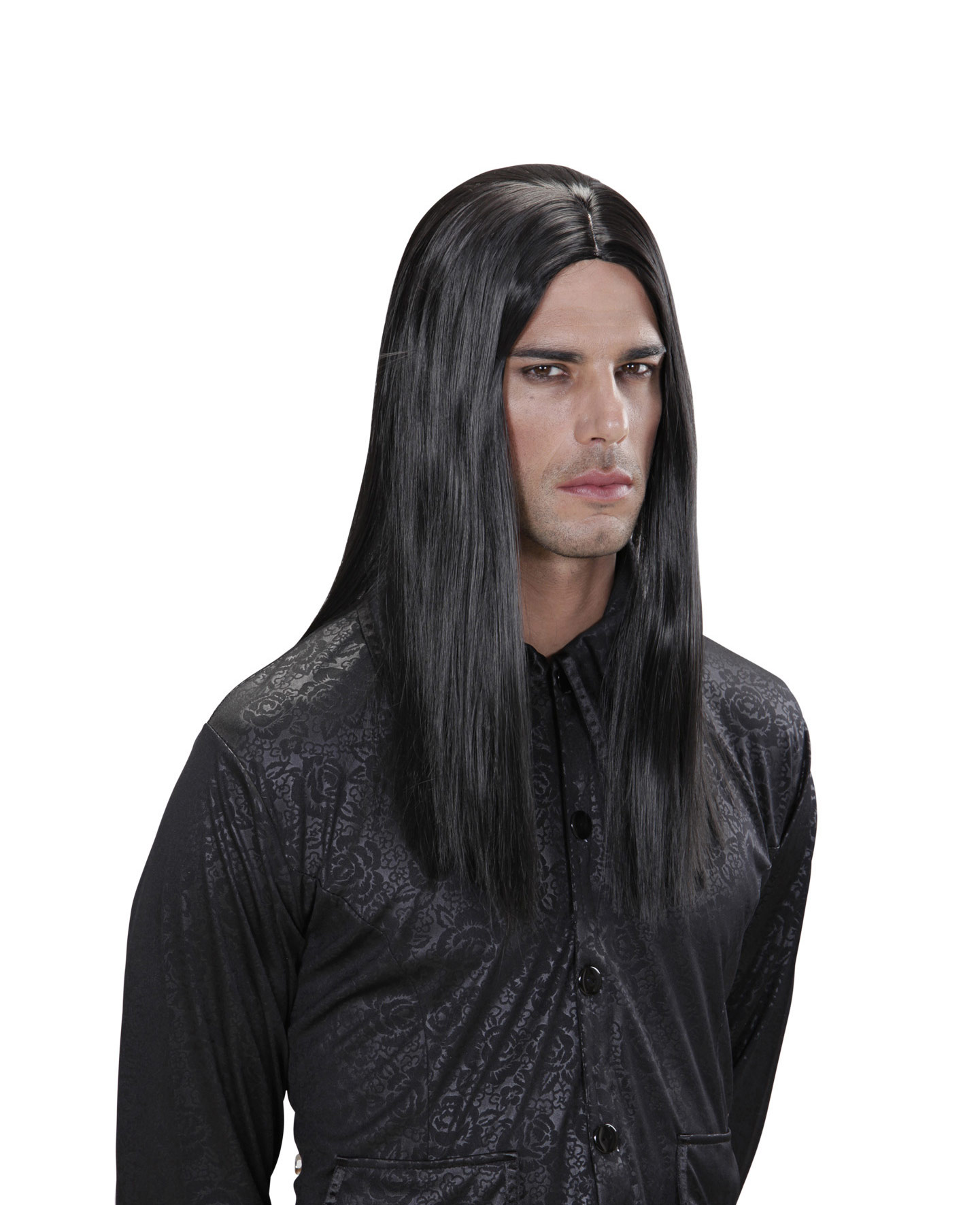 Perruque vampire noire adulte Halloween