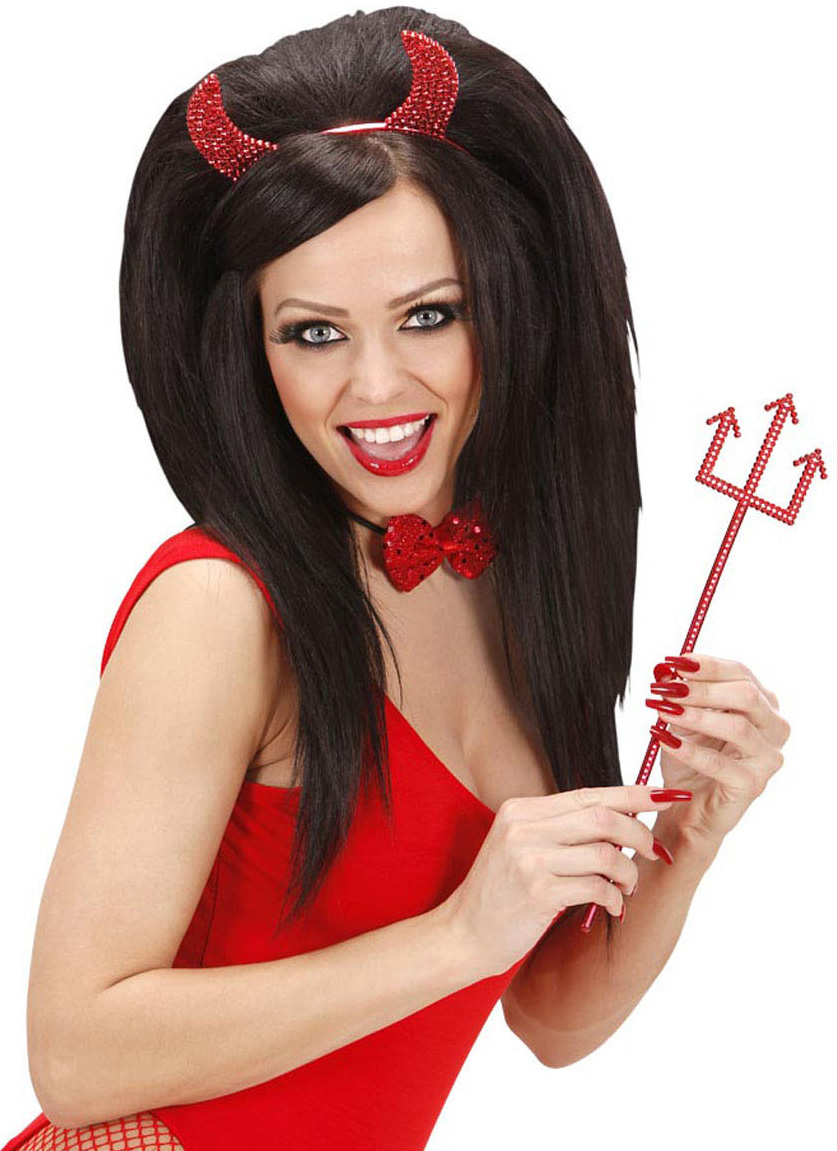 Faux ongles rouges adulte Halloween