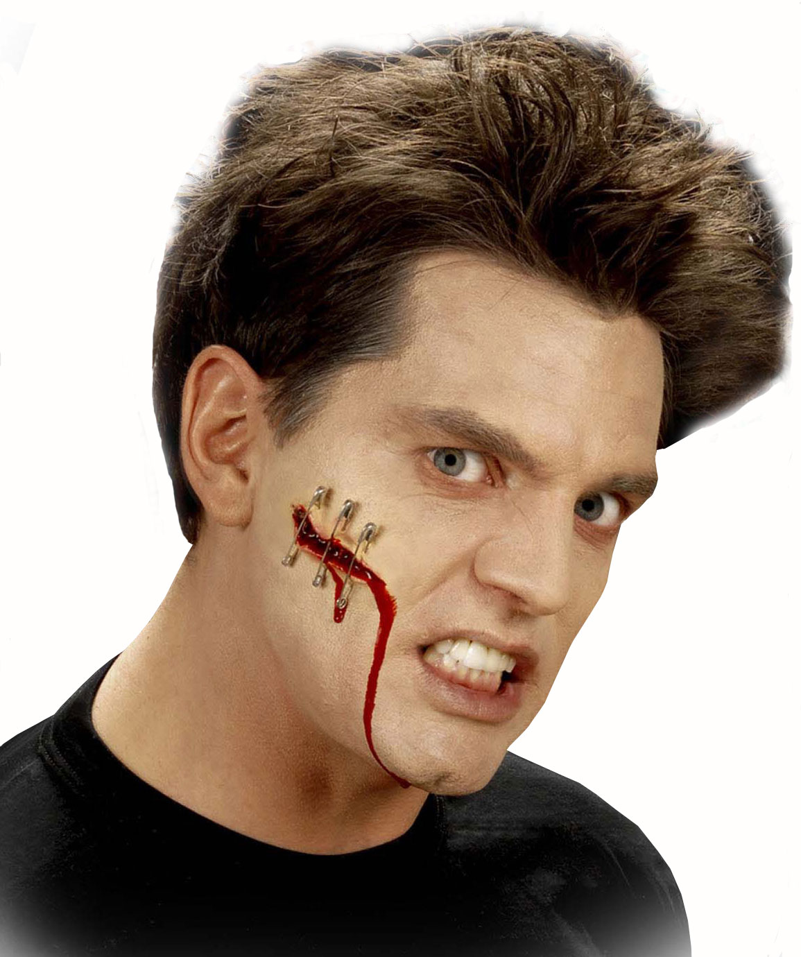 Fausse plaie coupure avec épingle adulte Halloween