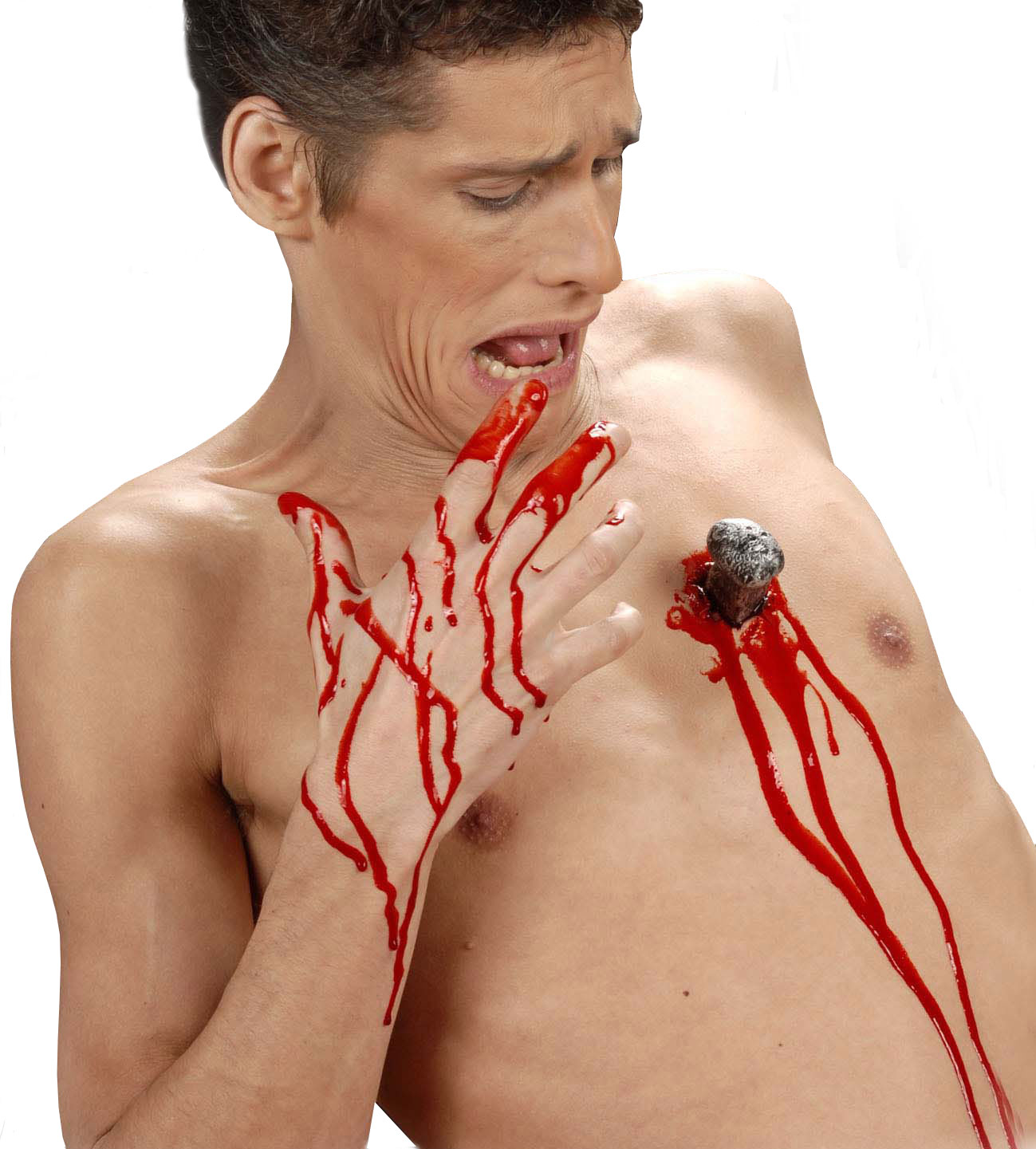 Fausse plaie pieu adulte Halloween