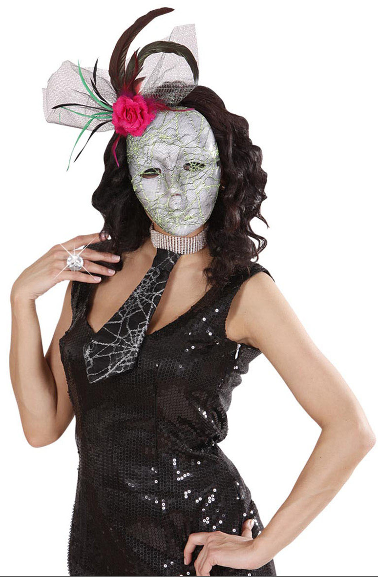 Cravate toile d'araignée adulte Halloween