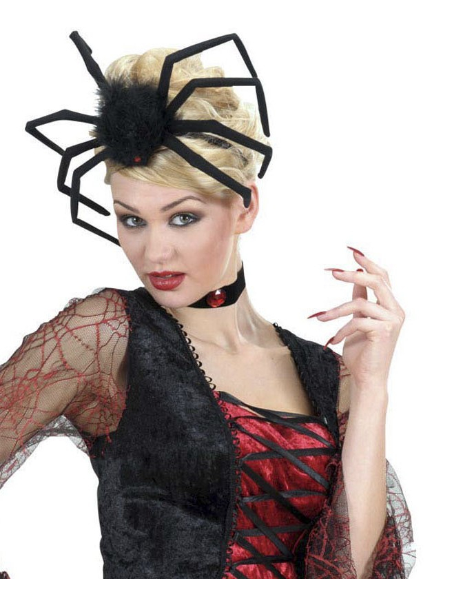 Coiffe araignée modelable adulte Halloween