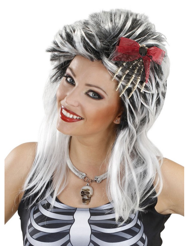 Coiffe main squelette adulte Halloween
