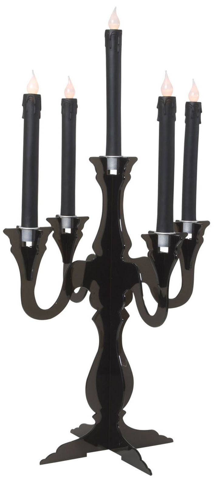 Chandelier noir Halloween