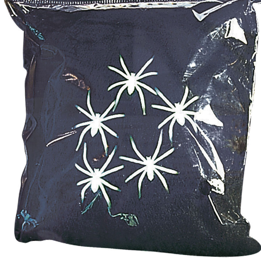 Fausse toile d'araignée noire 100g Halloween