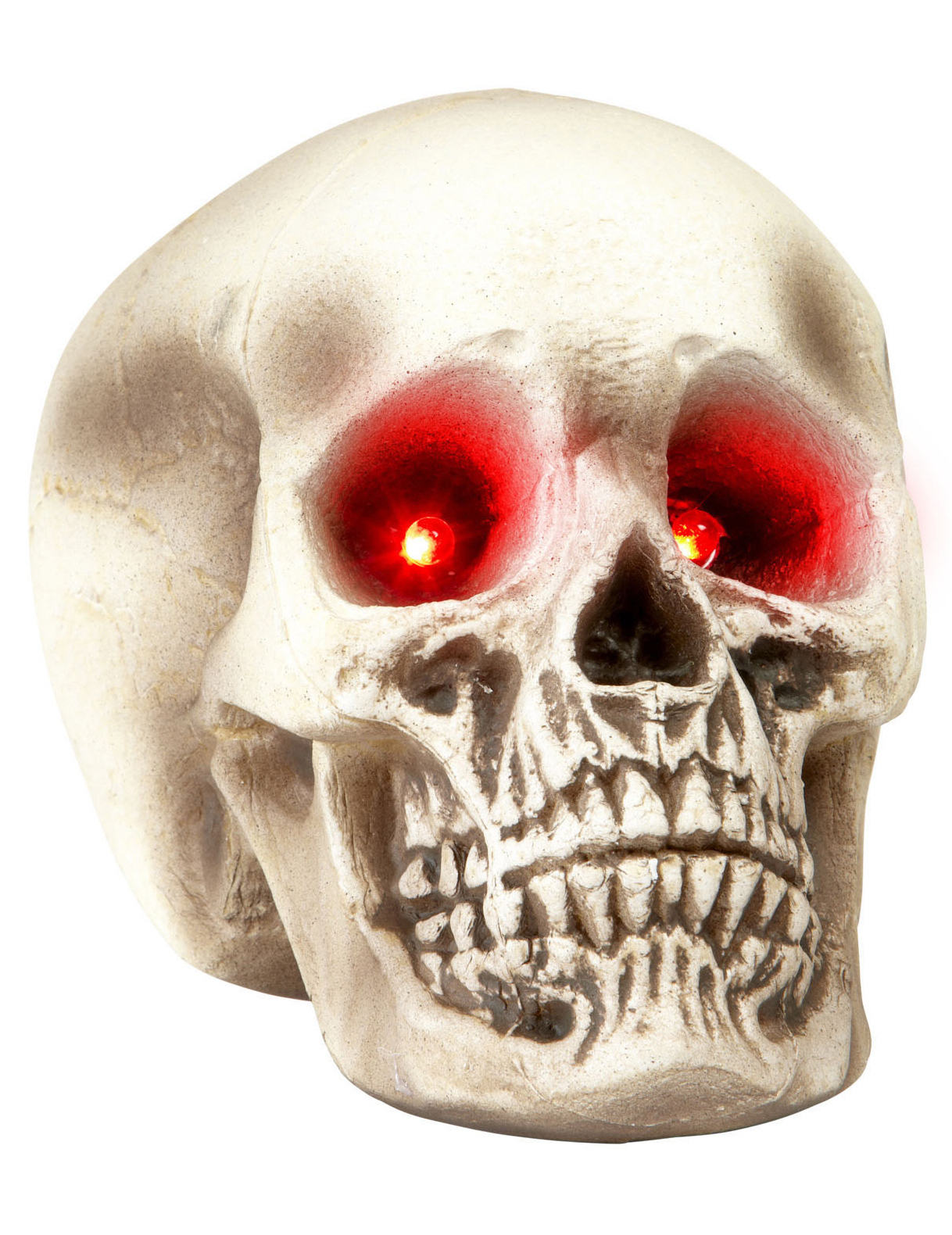 Crâne yeux lumineux Halloween