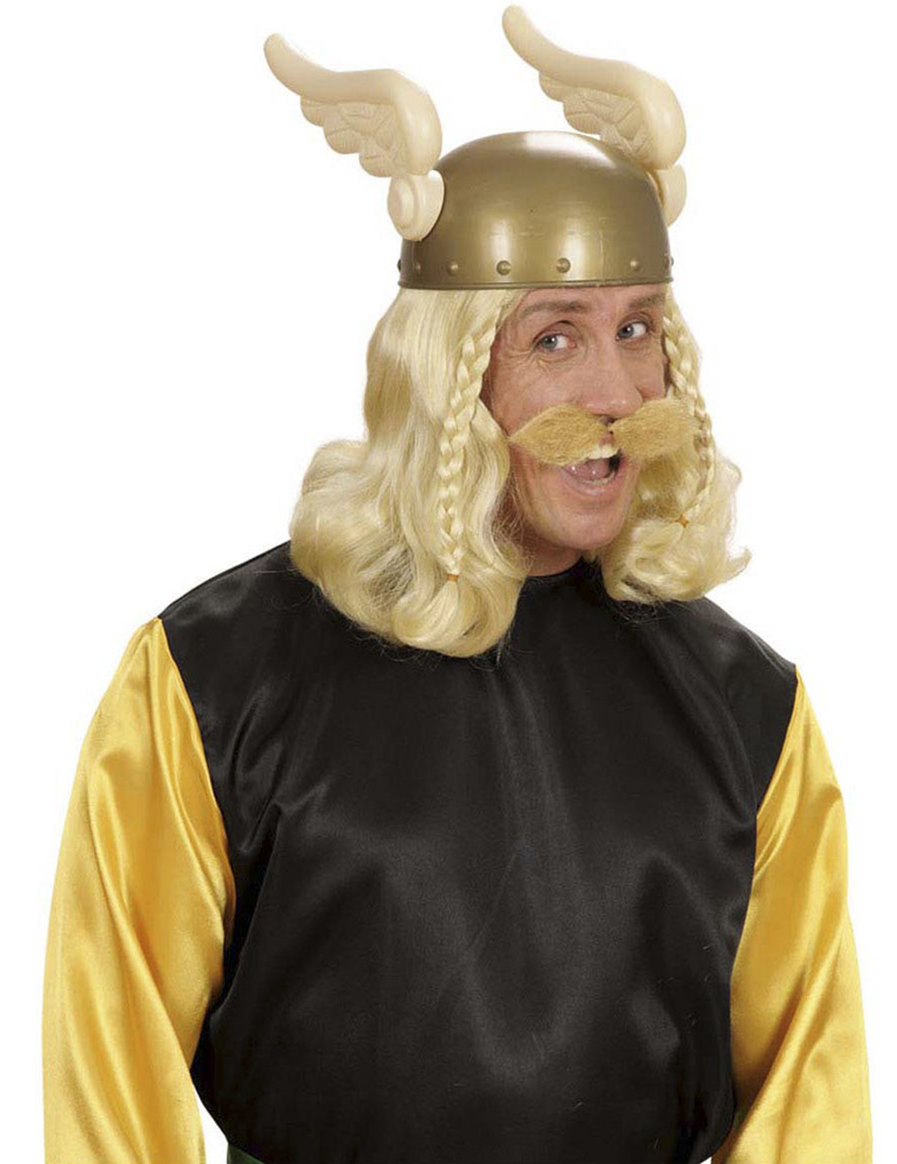 Moustache blonde gaulois adulte