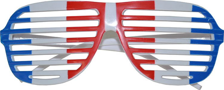 Lunettes supporter tricolore France