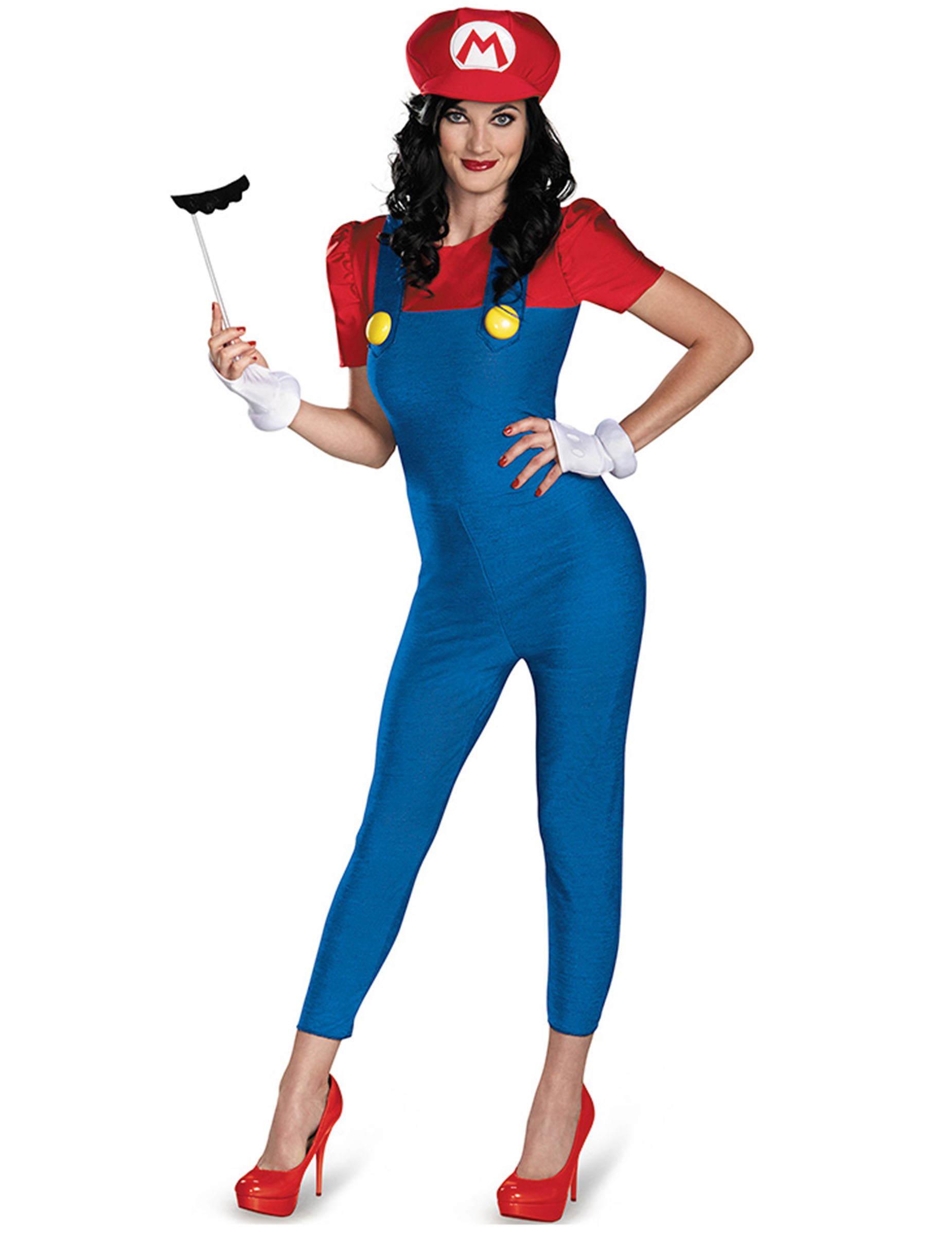 Déguisement Mario Deluxe Femme