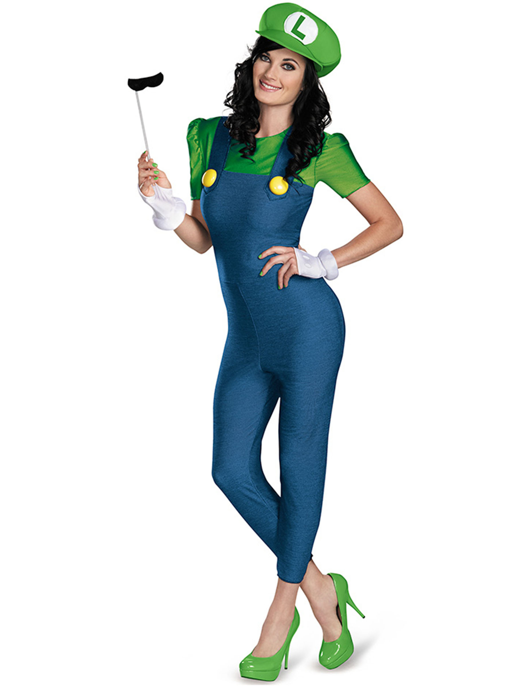 Déguisement Luigi Deluxe Femme