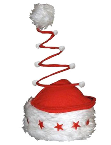 Chapeau ressort led Noël adulte