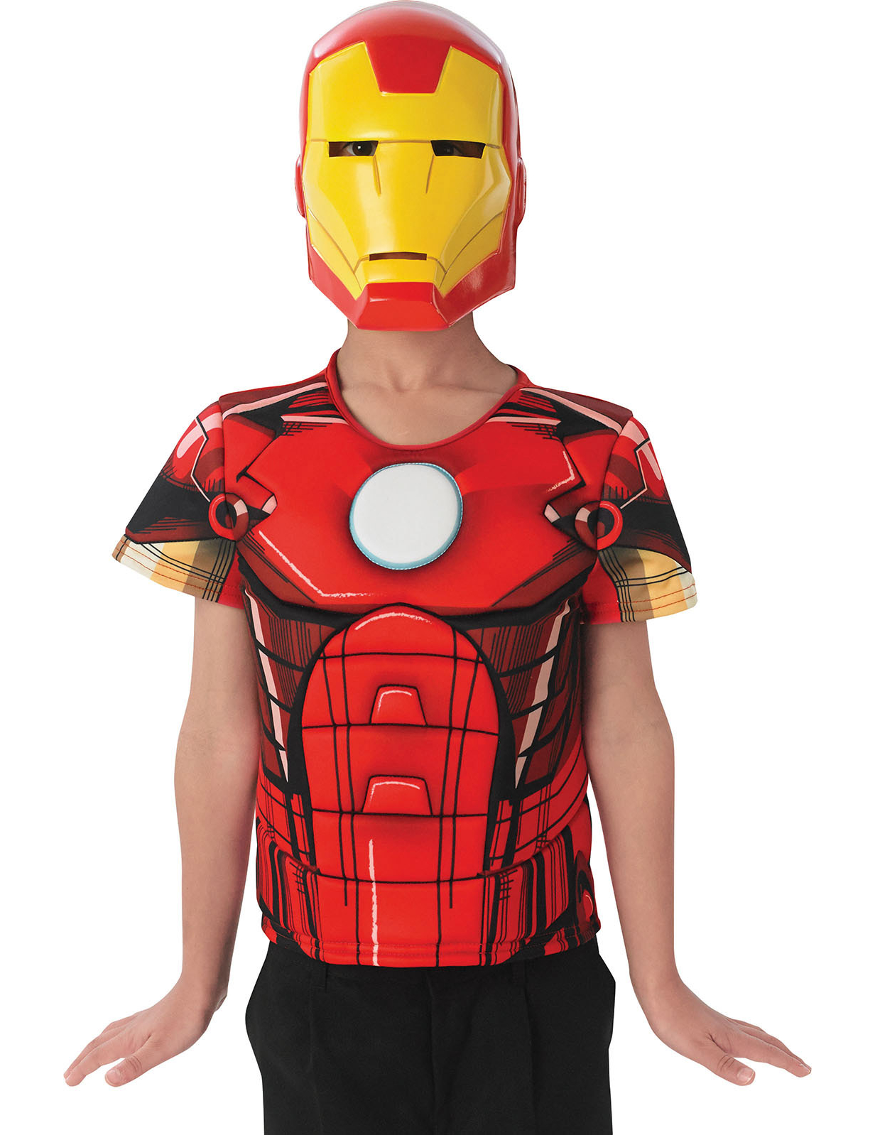 Plastron et masque Iron Man Avengers Assemble enfant