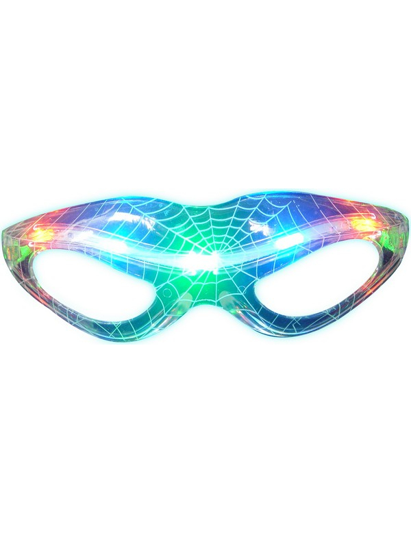 Lunettes lumineuses transparentes toile d'araignées