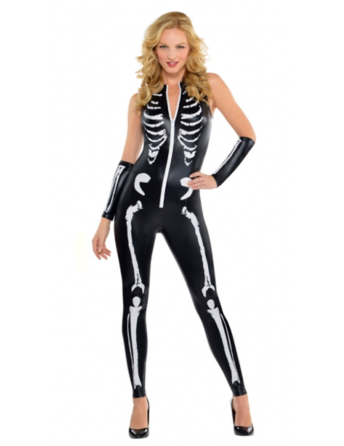 Déguisement complet squelette sexy femme Halloween