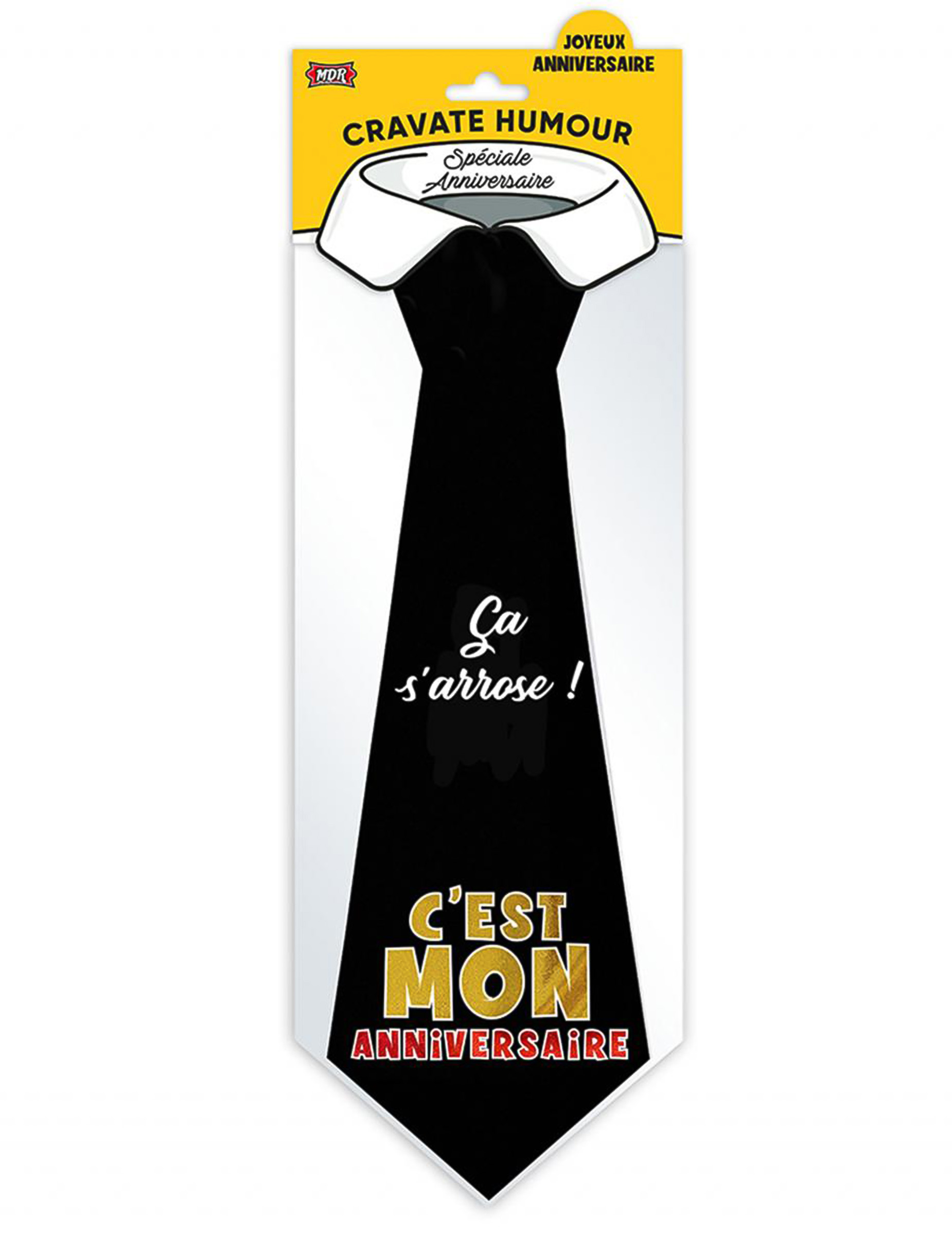 Cravate humoristique Joyeux Anniversaire