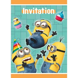 8 Invitations Moi moche et méchant
