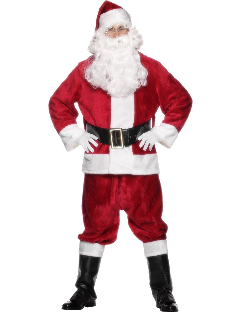 Déguisement Père Noël luxe adulte