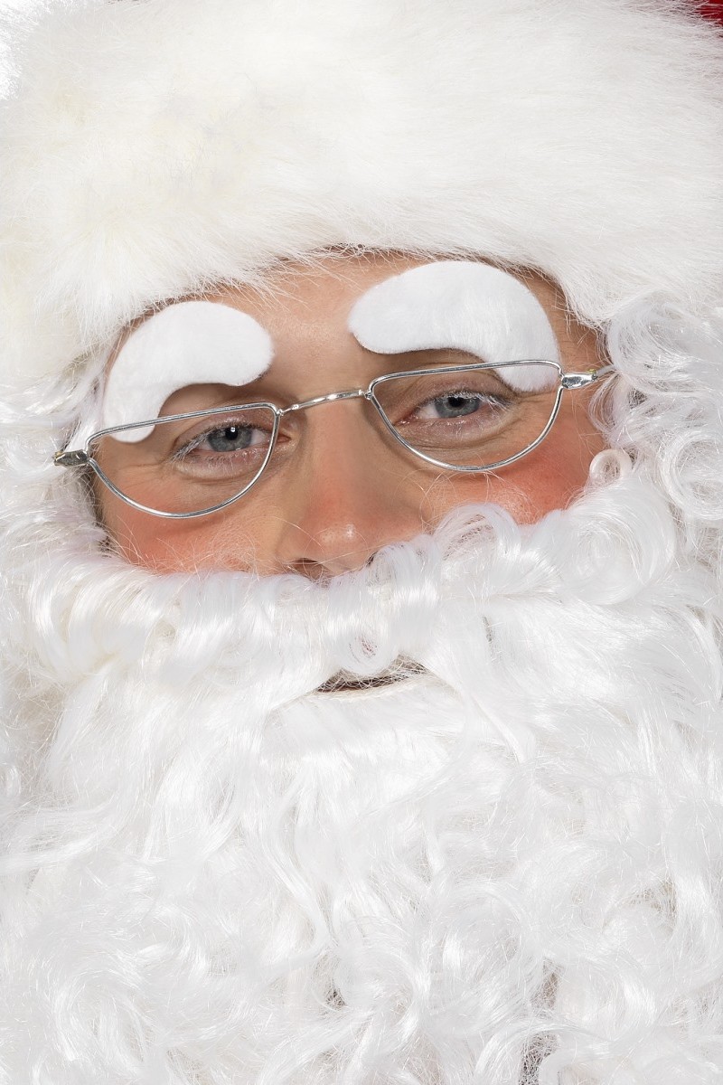 Sourcils blancs autoadhésifs Noël