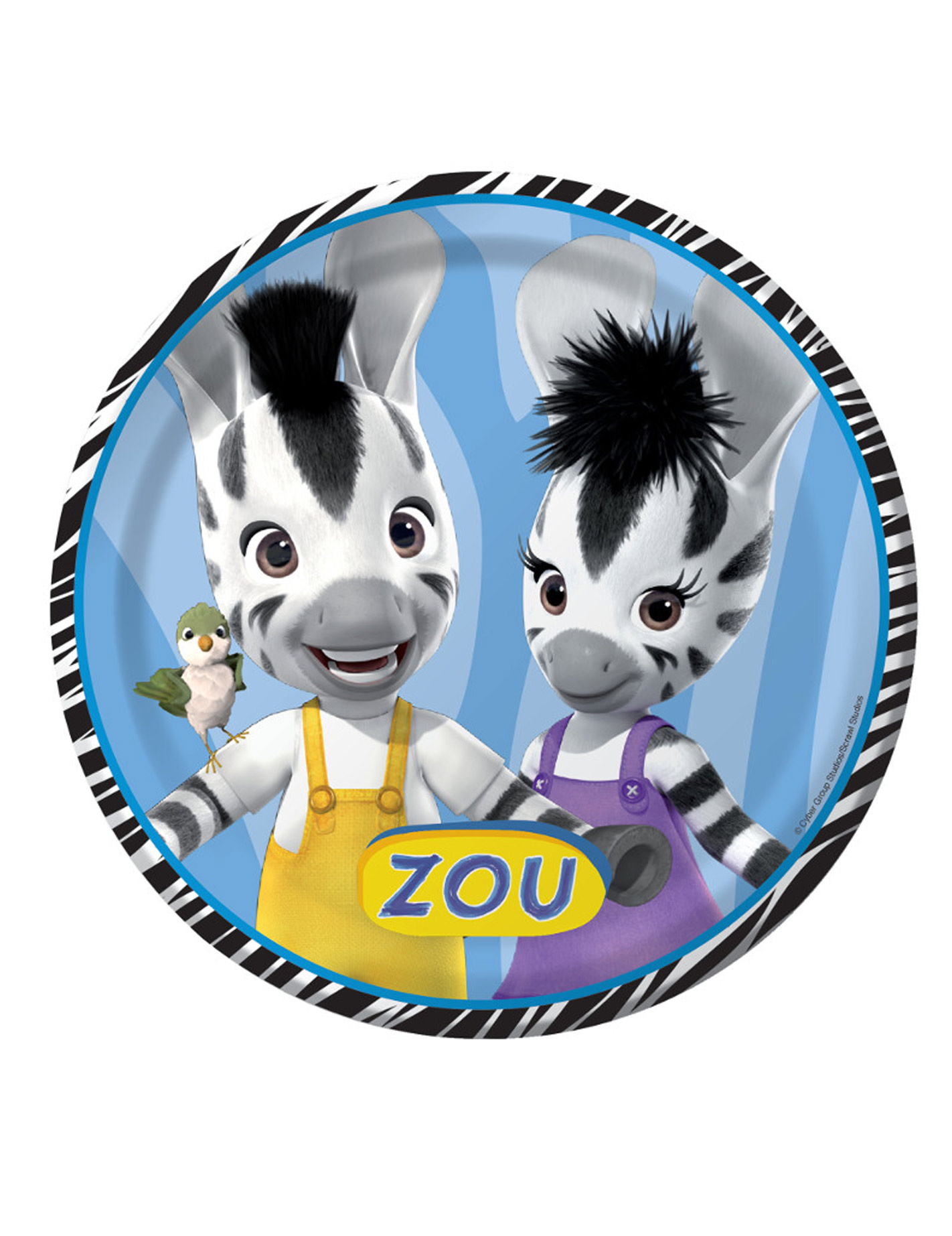 8 Assiettes Zou