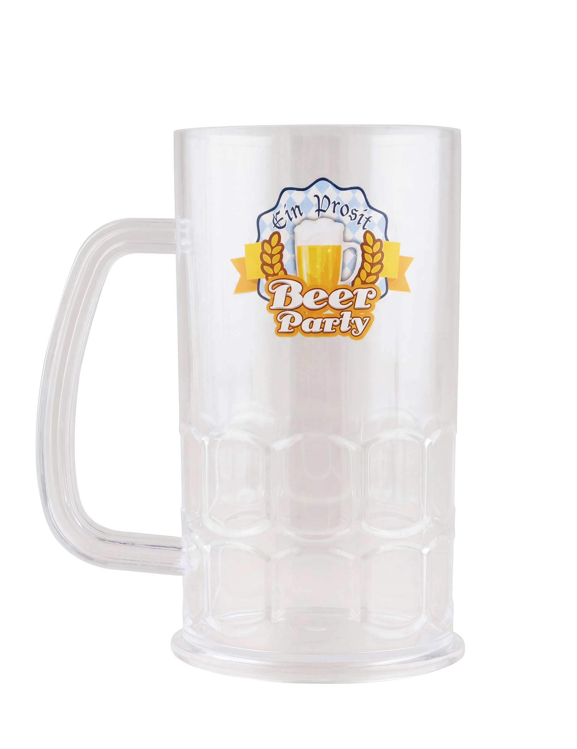 Chope de bière transparente