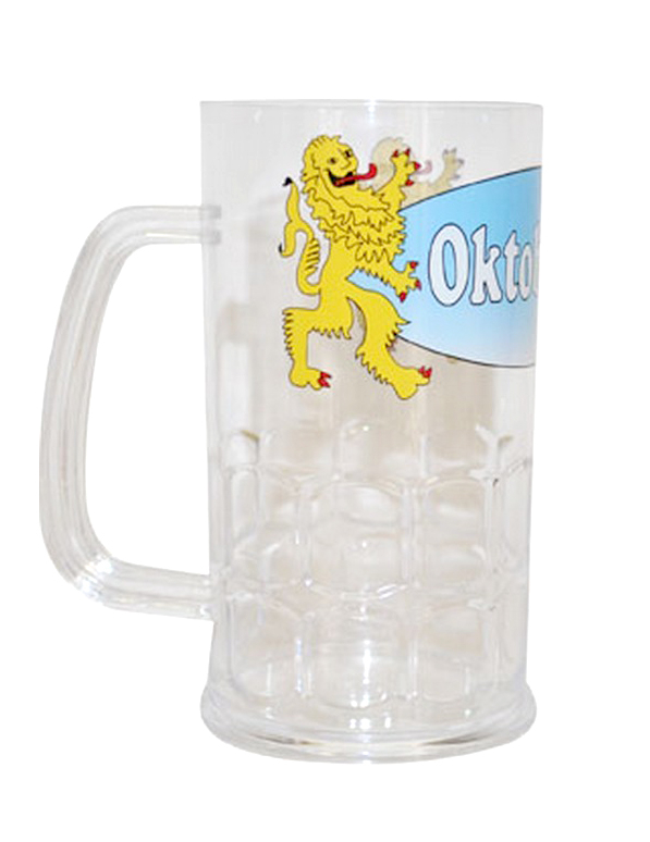 Chope de bière transparente